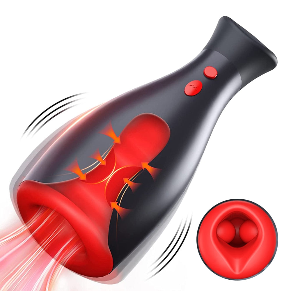XBELO-Masturbador masculino inflable automático con 7 modos de vibración