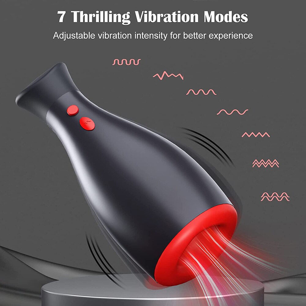 XBELO-Masturbador masculino inflable automático con 7 modos de vibración