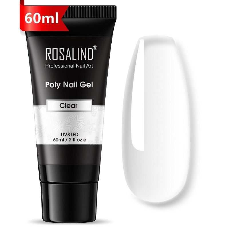 (COMPRAS 2 PACK +1 GRATIS) Kits de uñas de poligel ROSALIND POLY Nail GEL 15/30 ml esmalte de uñas
