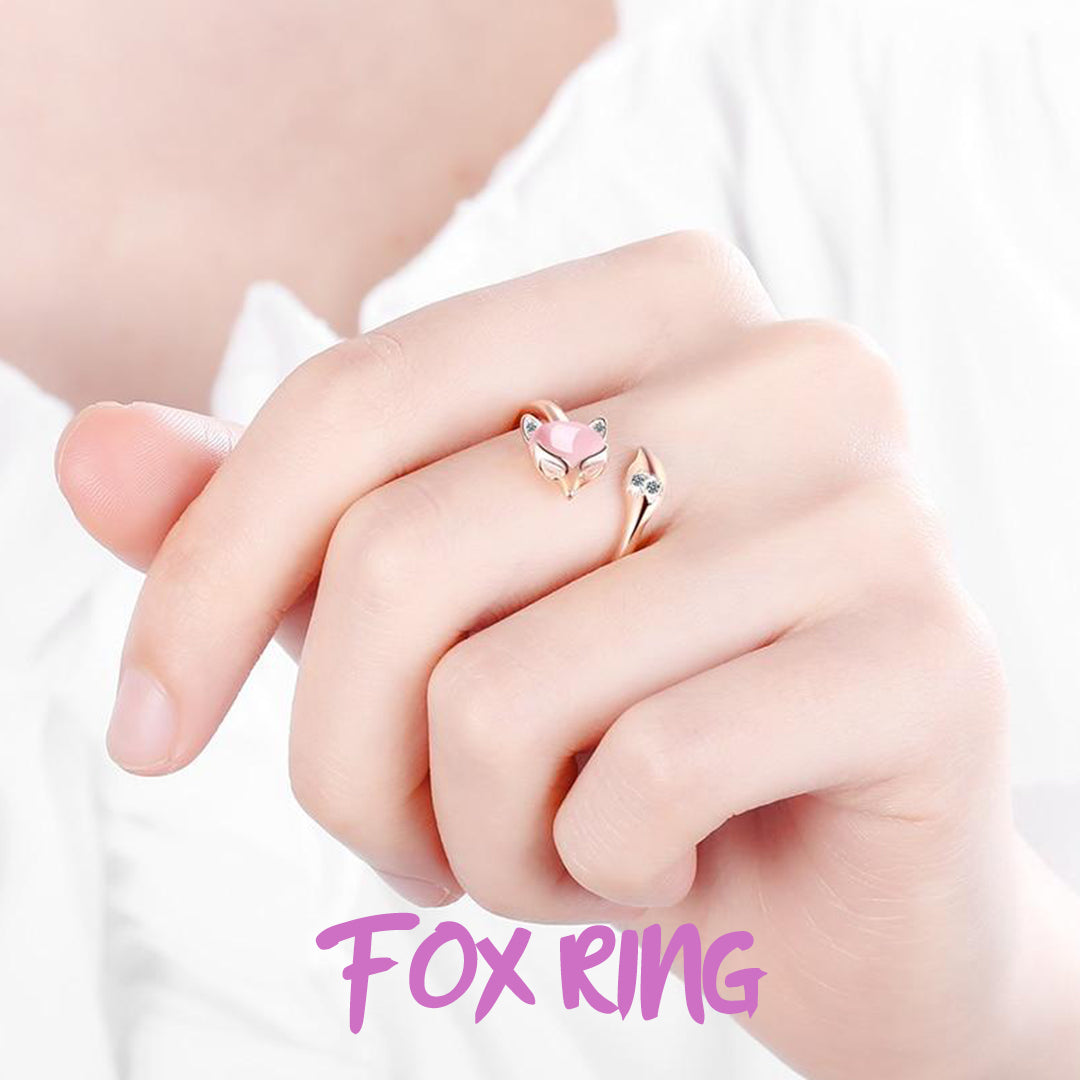 Fox Ring™ Anillo elaborado con la mejor plata esterlina 925 y cristales cúbicos brillantes