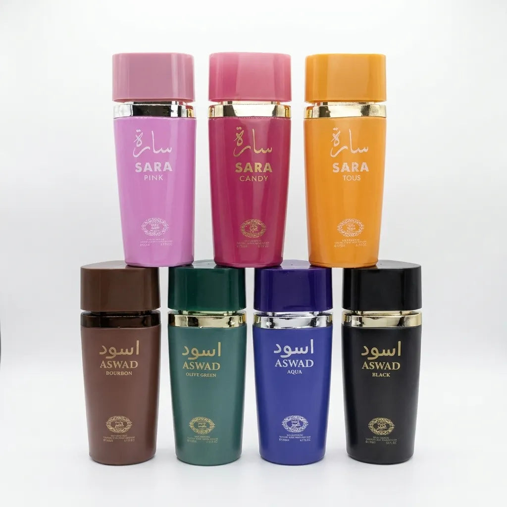✨ Kit 7 Perfumes Árabes Originales 100ML ✨ - ASWAD and SARA