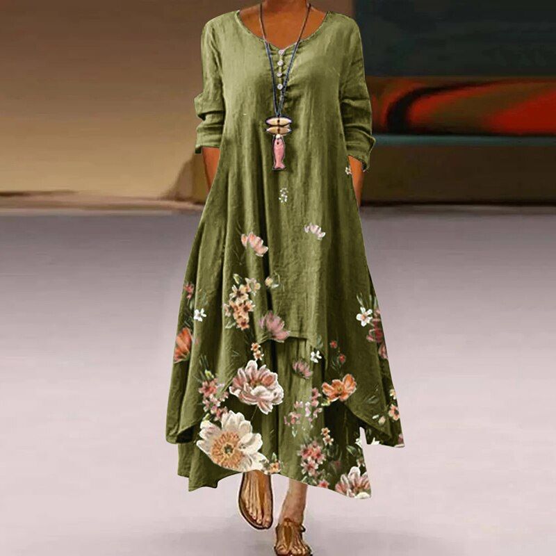 Vestido Flower Velvet