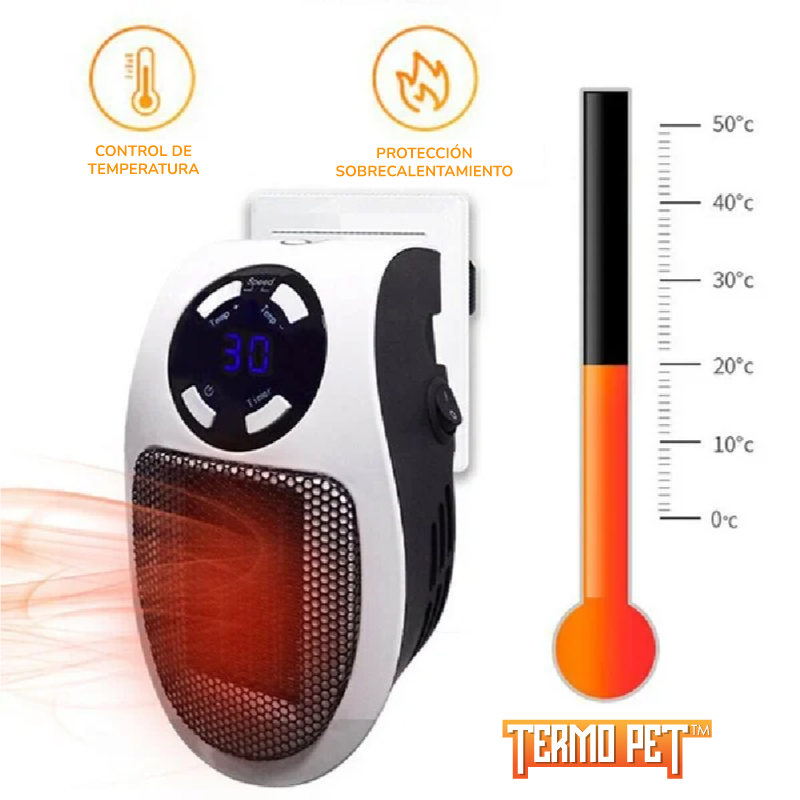 Calentador portatil electrico de hogar- Termo Pet™