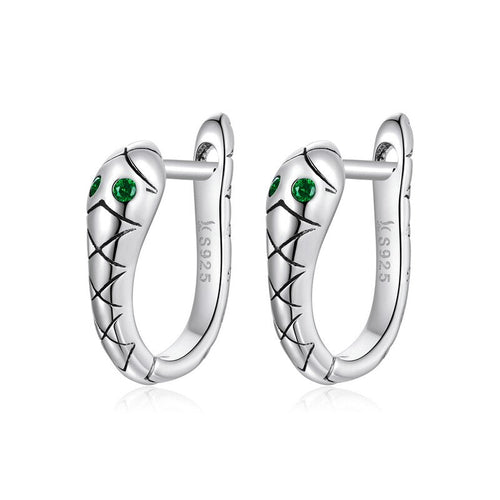 Aretes mini "Snake" - Plata de 1º Ley S925