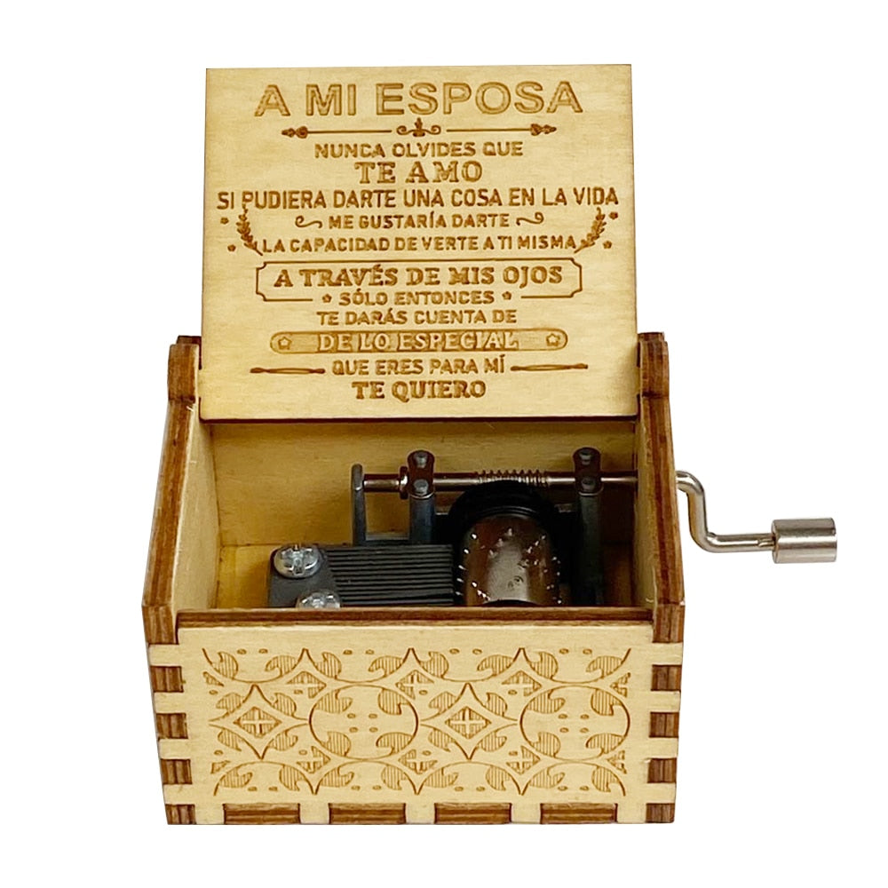 Cajita Musical Personalizada - A Mi Esposa