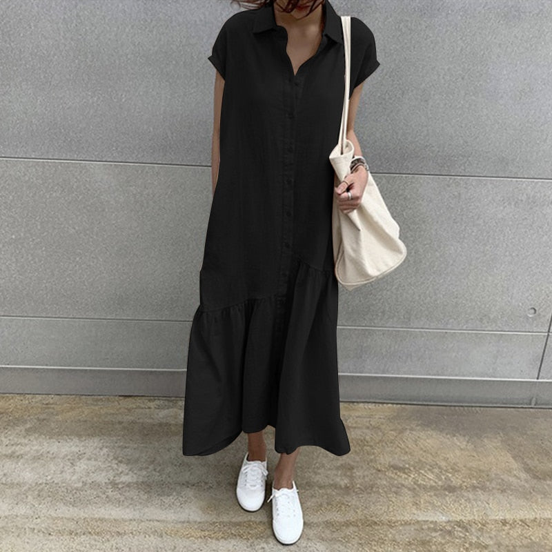 Vestido Maxi - Camisero