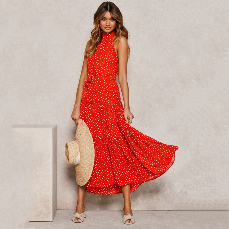 Vestido Maxi - Topitos