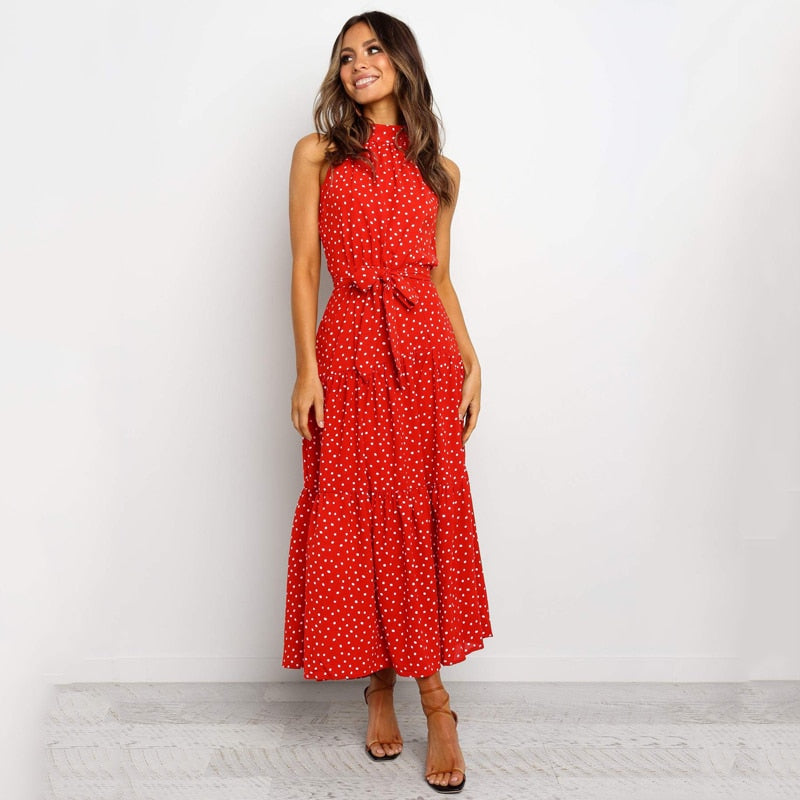 Vestido Maxi - Topitos