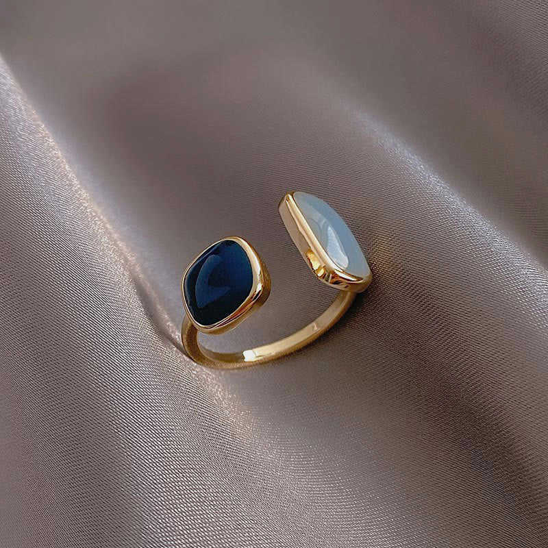 Anillo Blues Square