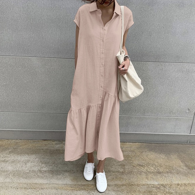 Vestido Maxi - Camisero