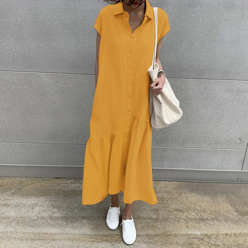 Vestido Maxi - Camisero