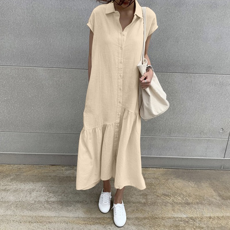 Vestido Maxi - Camisero