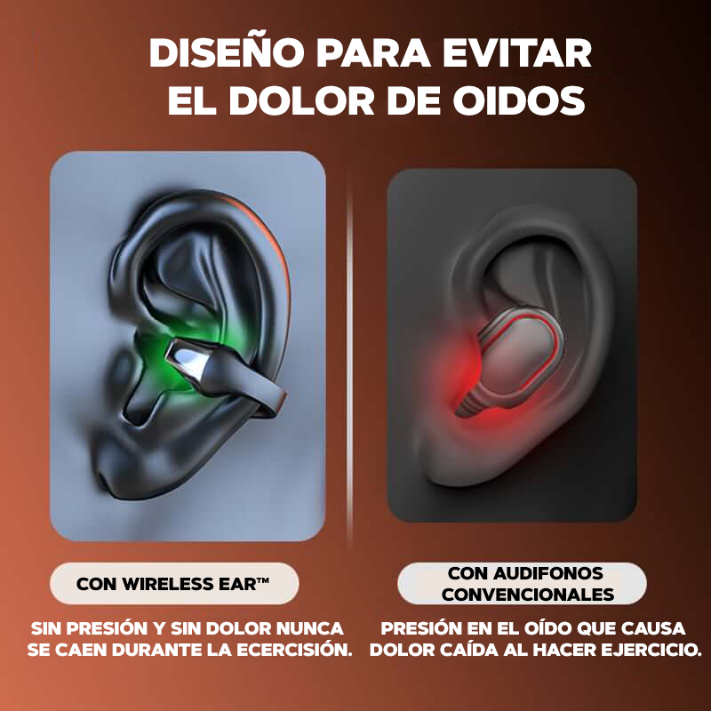Audífonos de conducción ósea -WIRELESS EAR™