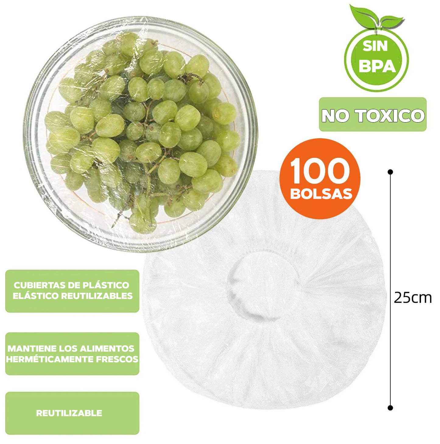 Bolsas herméticas de alimentos