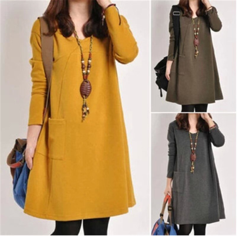 Vestido otoño Casual- Chic