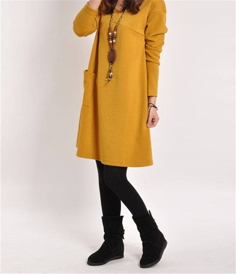 Vestido otoño Casual- Chic