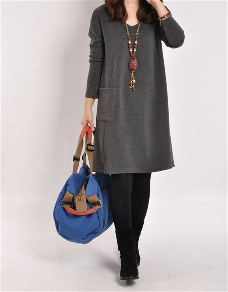 Vestido otoño Casual- Chic