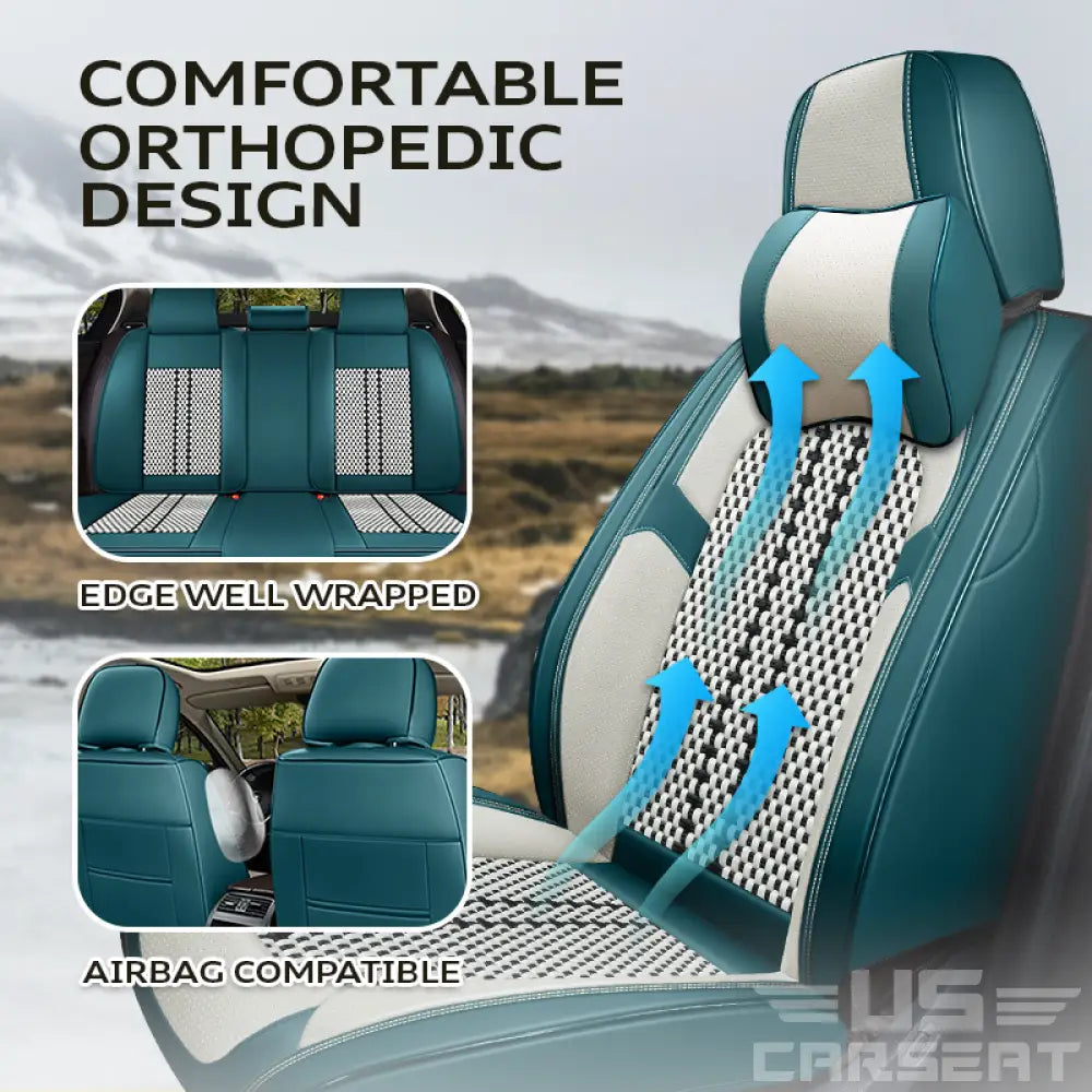 AU Nox 2022 Full Set Universal Breathable Waterproof Vehicle Leather Cover for Cars, SUV