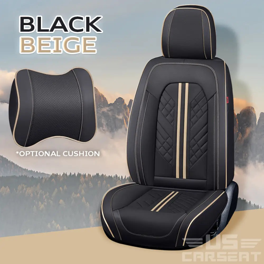 AU Zates Full Set Universal Waterproof Breathable Vehicle Leather Cover for Cars, SUV, Pick-up Truck