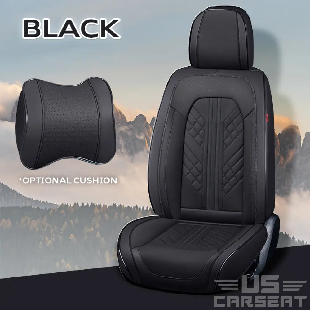 AU Zates Full Set Universal Waterproof Breathable Vehicle Leather Cover for Cars, SUV, Pick-up Truck