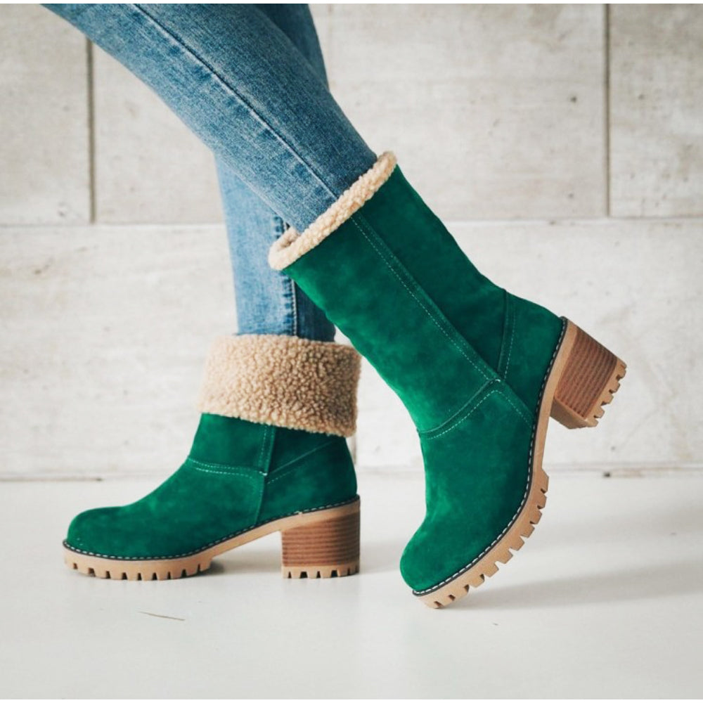 Botas Plegables con Forro de Piel - Emilia™