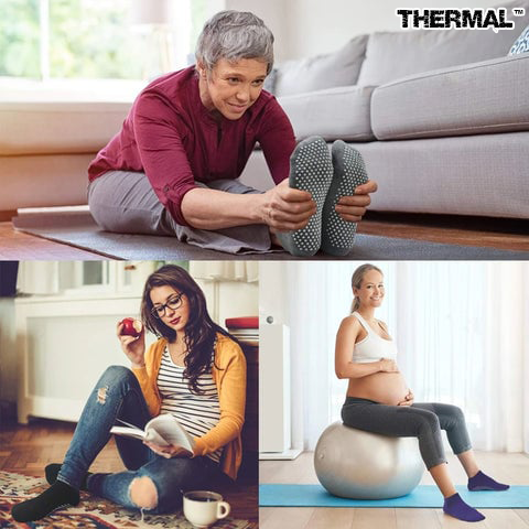 Calcetines termicos antideslizantes - ThermalFoot™