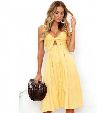 Vestidos de verano para mujer, sin mangas, sin espalda