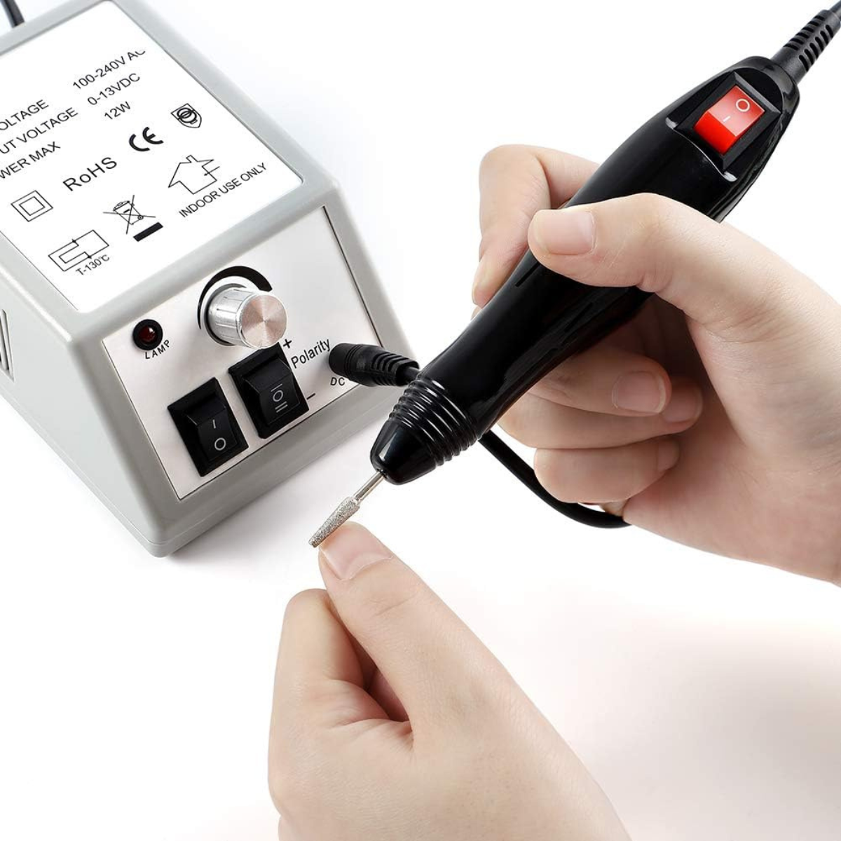 Torno Eléctrico para Uñas – Manicure Profesional – Uñas perfectas en casa desde el primer uso
