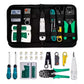 Crimpeadora Cableado Tester RJ45 UTP LAN – Kit 10 Piezas Color Negro