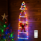 Luces Santa Claus Escalador – Decoración Rápida – Ilumina tu hogar en minutos con ambiente navideño visible