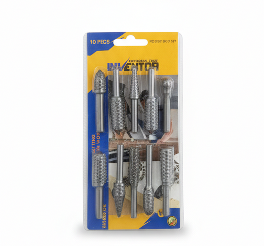 Juego Limas Rotativas para Madera – Set 10 Piezas