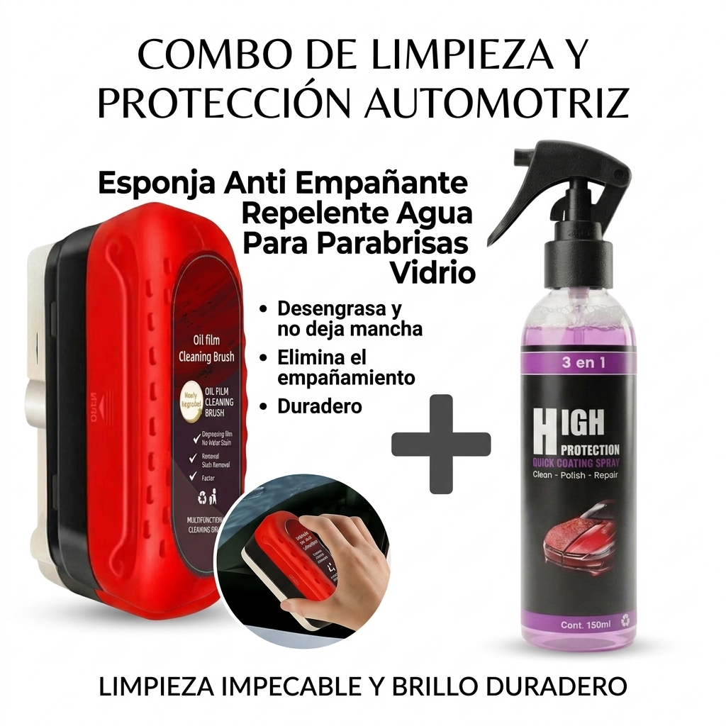 ClearShield Pro — Visibilidad y Brillo Total para tu Auto