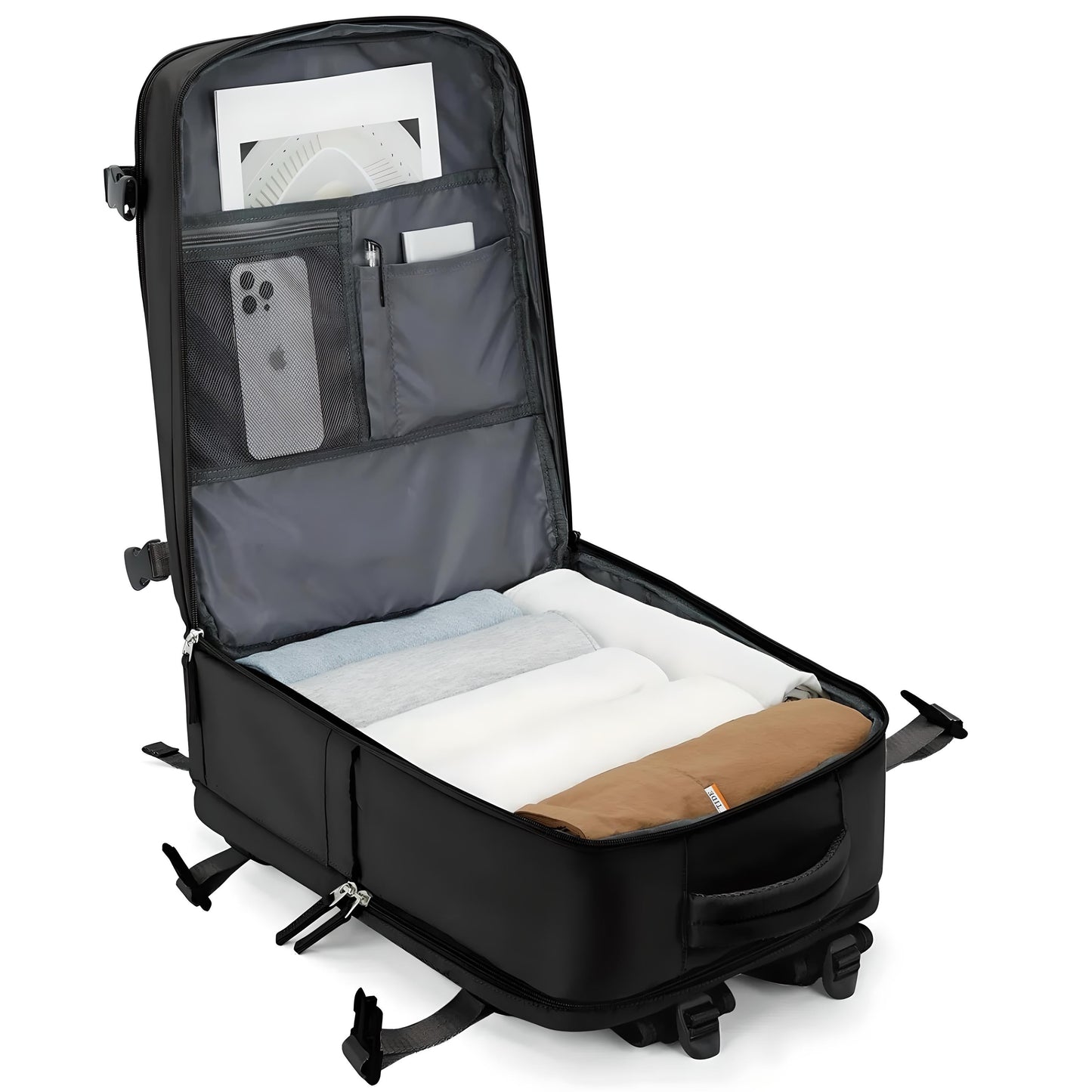 Mochila Todo en Uno – Viaje y Uso Diario – Más Espacio, Menos Desorden en Cada Salida