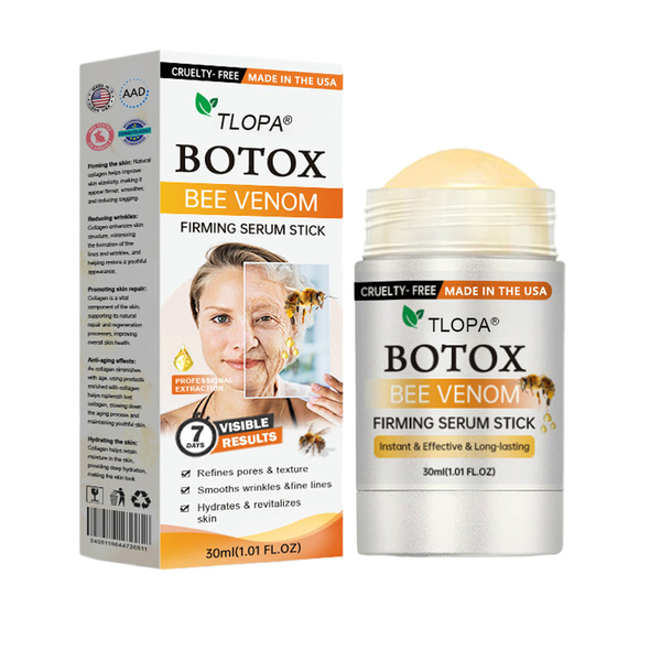 Hecho y enviado desde EE. UU. ✨TLOPA® Botox Bee Venom Firming Serum Stick (🔥ÚLTIMO DÍA 70% DE DESCUENTO)💄
