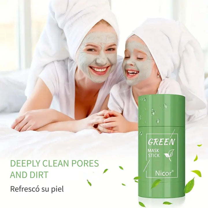 Máscara de Té Verde y Arcilla Blanca - Green Skin [Anti grasa y acné]