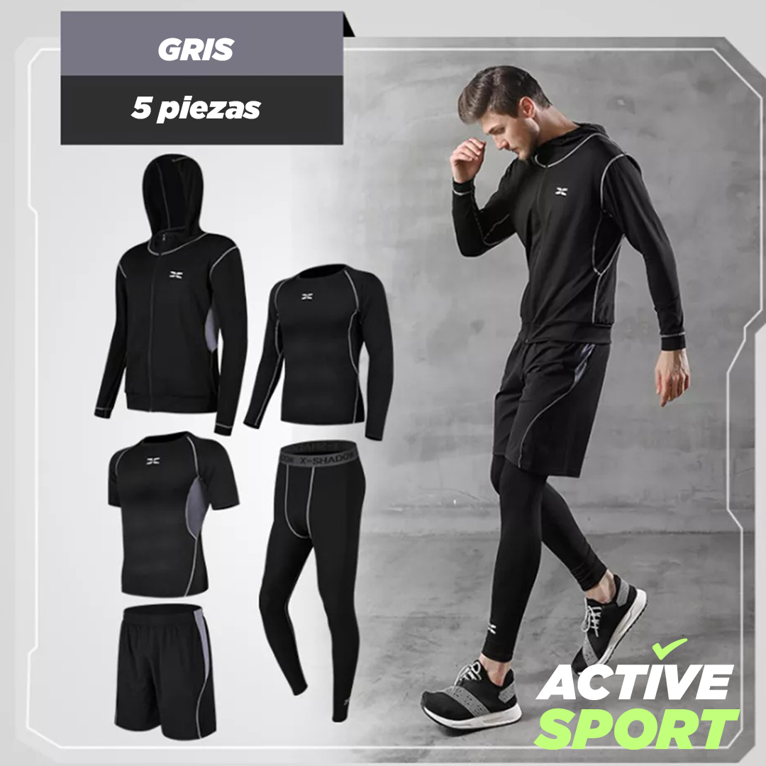 Active Sport™   5 unids / conjunto deportivo para hombre