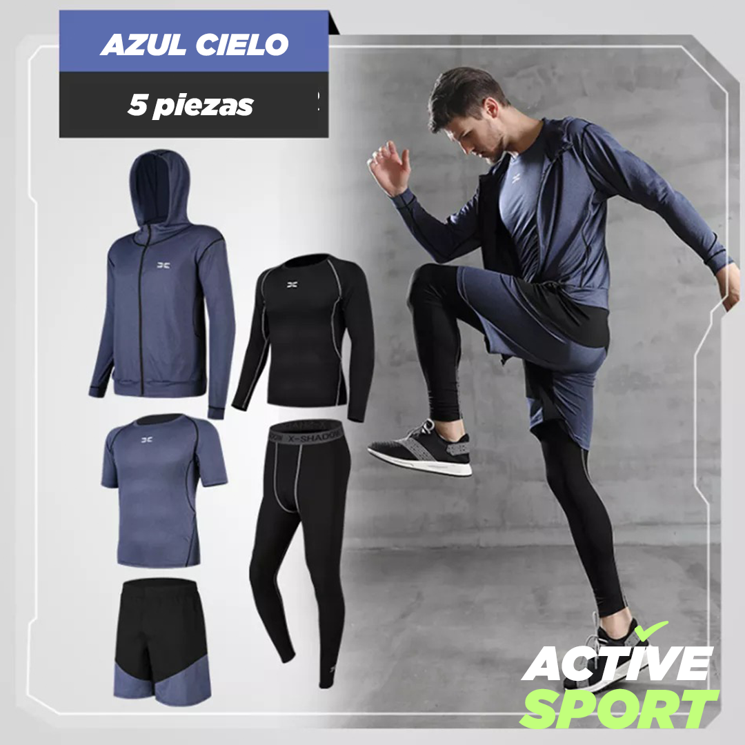 Active Sport™   5 unids / conjunto deportivo para hombre