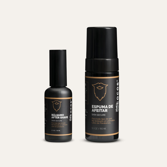 KIT - ESPUMA DE AFEITAR Y BALSAMO AFTER SHAVE - MyCOCOS®