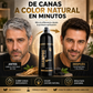 Rejuvenece tu cabello al instante Shampoo cubridor de cana.