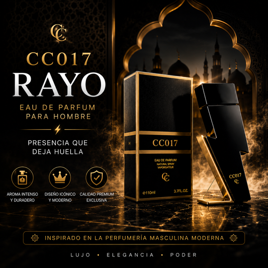 Perfume CC017 RAYO — Presencia Desde la Primera Impresión