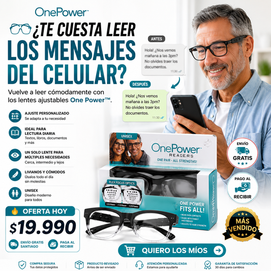 LENTES ONE POWER ALTA VISION