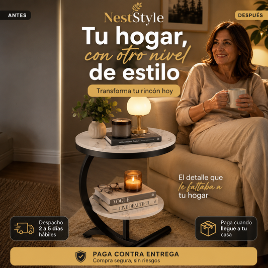 NestStyle — La Mesa Auxiliar que Transforma tu Rincón en un Espacio con Estilo