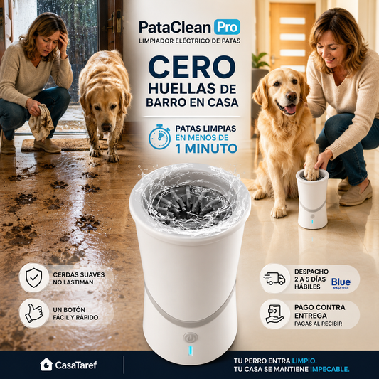 PataClean Pro - Adiós huellas de barro en menos de 1 minuto