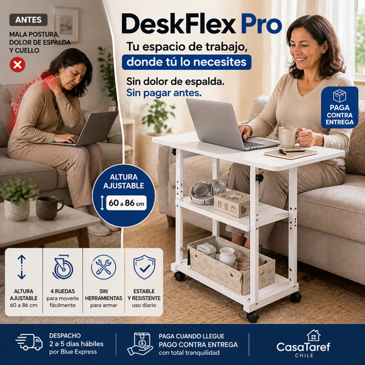 DeskFlex Pro — Tu espacio de trabajo, donde tú lo necesites