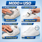 Crema Limpiadora para Zapatos Blancos – Limpia y Restaura – Blancura Visible en Minutos (2×1)