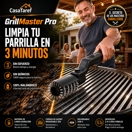 GrillMaster Pro — Limpia tu parrilla en minutos sin esfuerzo