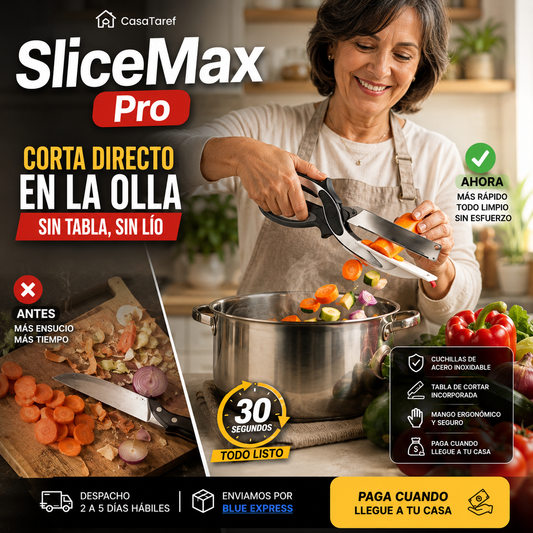 SliceMax Pro — Corta Todo en Segundos Sin Ensuciar