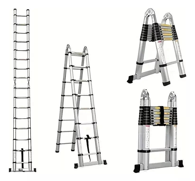 Escalera Telescopica Retráctil 3.2 Mts