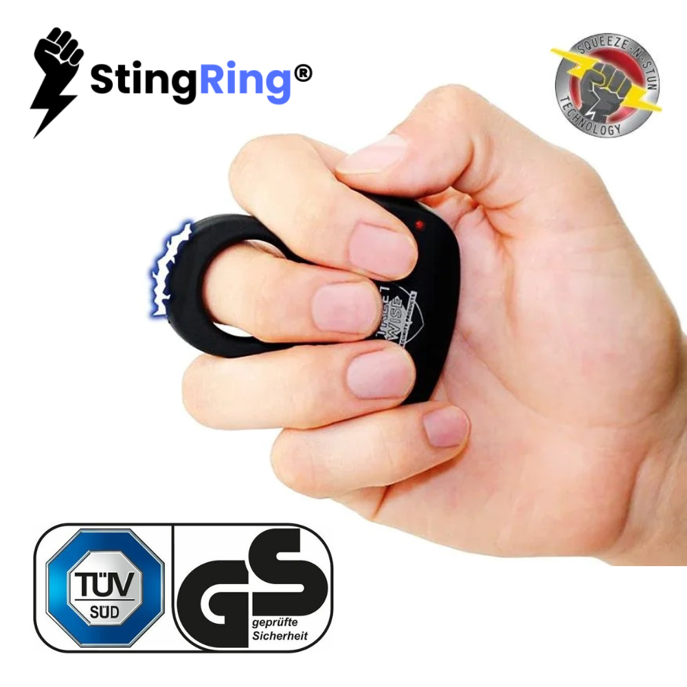 StingRing® Original - Anillo de puño eléctrico (Autodefensa)
