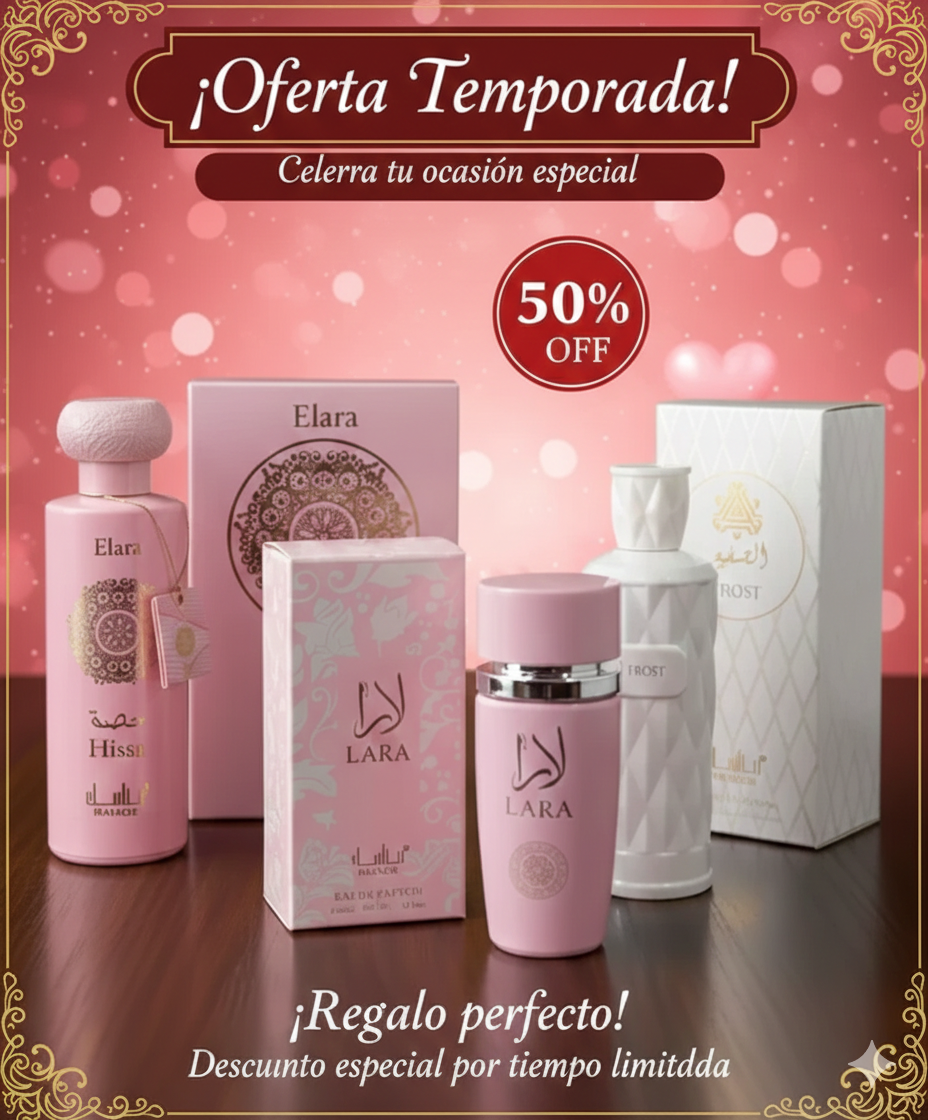 🔥PACKS 3 PERFUMES ARABES 🔥CIBERDAY (100ml)
